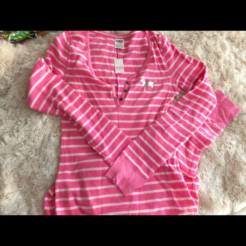 PINK One Piece Pajama (NEW WITH TAGS)